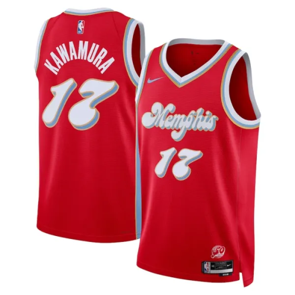 Nike Memphis Grizzlies Yuki Kawamura Miesten Pelipaita City Edition 2024-25 Swingman Punainen Nike Memphis Grizzlies Yuki Kawamura Miesten Pelipaita City Edition 2024-25 Swingman Punainen
