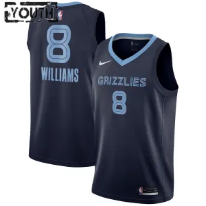 Nike Memphis Grizzlies Zaire Williams 8 Lasten Pelipaita Icon Edition Swingman Laivasto
