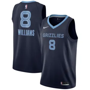 Nike Memphis Grizzlies Zaire Williams 8 Miesten Pelipaita Icon Edition Swingman Laivasto