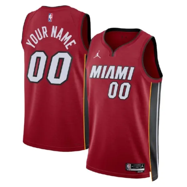 Miami Heat Jordan Personoitava Miesten Pelipaita Statement Edition Swingman Punainen Miami Heat Jordan Personoitava Miesten Pelipaita Statement Edition Swingman Punainen