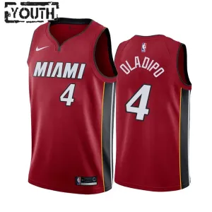 Miami Heat Jordan Victor Oladipo 4 Lasten Pelipaita Icon Edition Swingman Punainen
