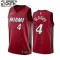 Miami Heat Jordan Victor Oladipo 4 Lasten Pelipaita Icon Edition Swingman Punainen