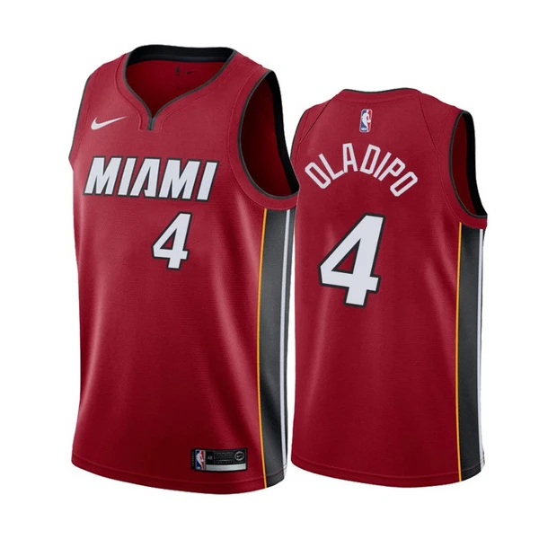 Miami Heat Jordan Victor Oladipo 4 Miesten Pelipaita Icon Edition Swingman Punainen Miami Heat Jordan Victor Oladipo 4 Miesten Pelipaita Icon Edition Swingman Punainen