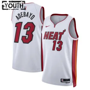 Nike Miami Heat Bam Adebayo 13 Lasten Pelipaita Association Edition Swingman Valkoinen