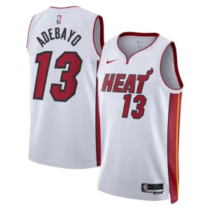 Nike Miami Heat Bam Adebayo 13 Miesten Pelipaita Association Edition Swingman Valkoinen