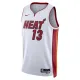Nike Miami Heat Bam Adebayo 13 Miesten Pelipaita Association Edition Swingman Valkoinen
