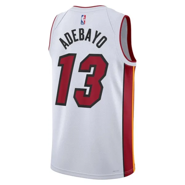 Nike Miami Heat Bam Adebayo 13 Miesten Pelipaita Association Edition Swingman Valkoinen