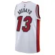 Nike Miami Heat Bam Adebayo 13 Miesten Pelipaita Association Edition Swingman Valkoinen