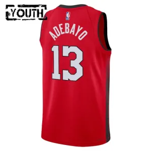 Nike Miami Heat Bam Adebayo Lasten Pelipaita City Edition 2024-25 Swingman Punainen