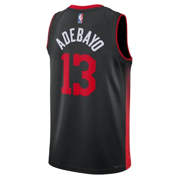 Nike Miami Heat Bam Adebayo Miesten Pelipaita City Edition 2023-24 Swingman Musta