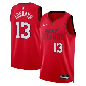 Nike Miami Heat Bam Adebayo Miesten Pelipaita City Edition 2024-25 Swingman Punainen