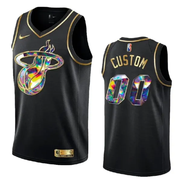 Nike Miami Heat Diamond Edition Personoitava Miesten Pelipaita Swingman Musta Nike Miami Heat Diamond Edition Personoitava Miesten Pelipaita Swingman Musta
