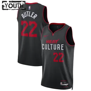 Nike Miami Heat Jimmy Butler Lasten Pelipaita City Edition 2023-24 Swingman Musta