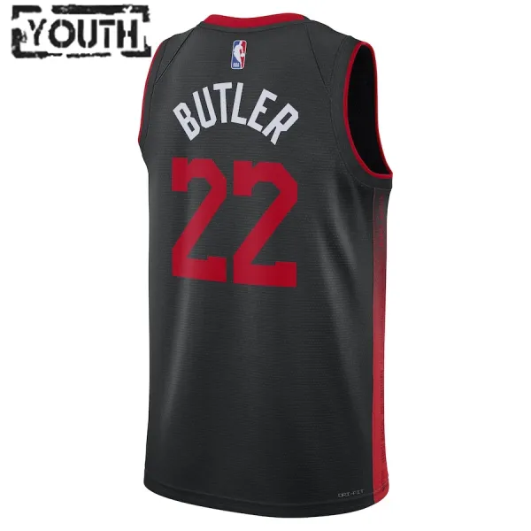 Nike Miami Heat Jimmy Butler Lasten Pelipaita City Edition 2023-24 Swingman Musta