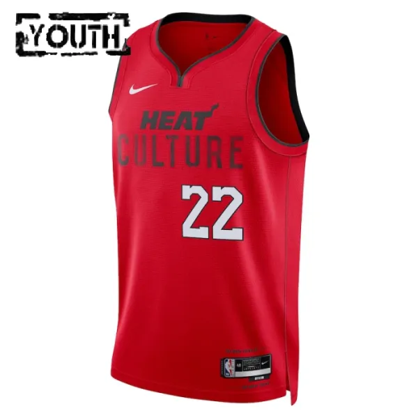 Nike Miami Heat Jimmy Butler Lasten Pelipaita City Edition 2024-25 Swingman Punainen