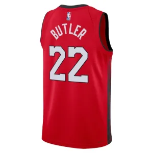 Nike Miami Heat Jimmy Butler Miesten Pelipaita City Edition 2024-25 Swingman Punainen