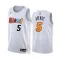 Nike Miami Heat Nikola Jovic 5 Miesten Pelipaita City Edition 2022-23 Swingman Valkoinen