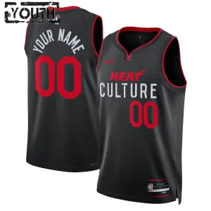 Nike Miami Heat Personoitava Lasten Pelipaita City Edition 2023-24 Swingman