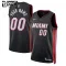 Nike Miami Heat Personoitava Lasten Pelipaita Icon Edition Swingman Musta