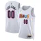 Nike Miami Heat Personoitava Miesten Pelipaita City Edition 2022-23 Swingman Valkoinen