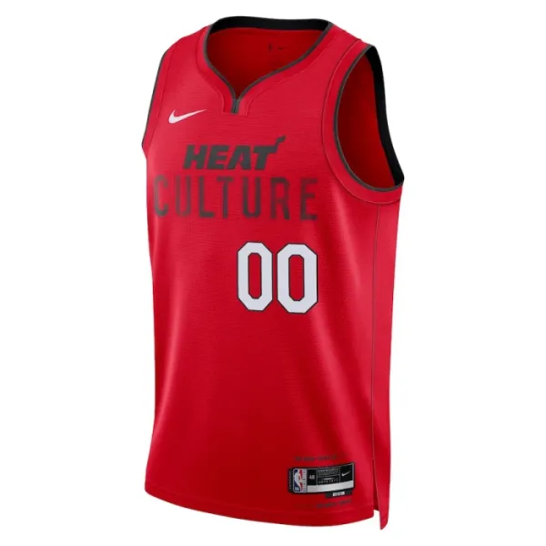 Nike Miami Heat Personoitava Miesten Pelipaita City Edition 2024-25 Swingman Punainen