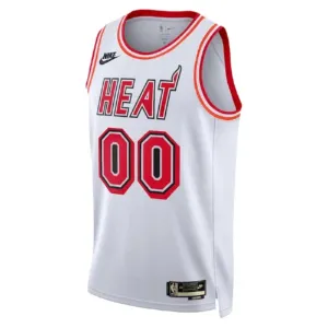 Nike Miami Heat Personoitava Miesten Pelipaita Classic Edition 2022-23 Swingman Valkoinen