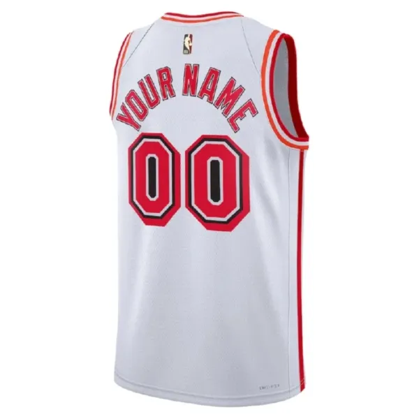 Nike Miami Heat Personoitava Miesten Pelipaita Classic Edition 2022-23 Swingman Valkoinen