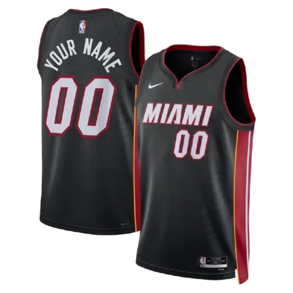 Nike Miami Heat Personoitava Miesten Pelipaita Icon Edition Swingman Musta Nike Miami Heat Personoitava Miesten Pelipaita Icon Edition Swingman Musta