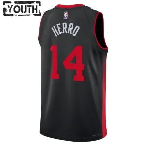 Nike Miami Heat Tyler Herro 14 Lasten Pelipaita City Edition 2023-24 Swingman Musta