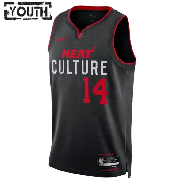 Nike Miami Heat Tyler Herro 14 Lasten Pelipaita City Edition 2023-24 Swingman Musta