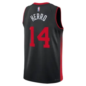 Nike Miami Heat Tyler Herro 14 Miesten Pelipaita City Edition 2023-24 Swingman Musta