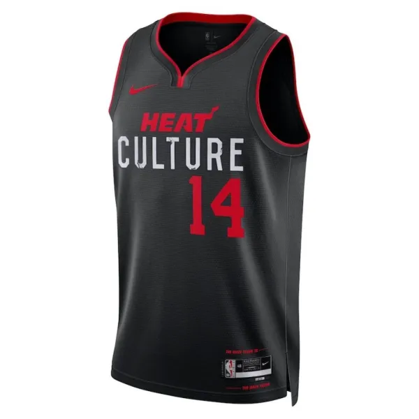 Nike Miami Heat Tyler Herro 14 Miesten Pelipaita City Edition 2023-24 Swingman Musta