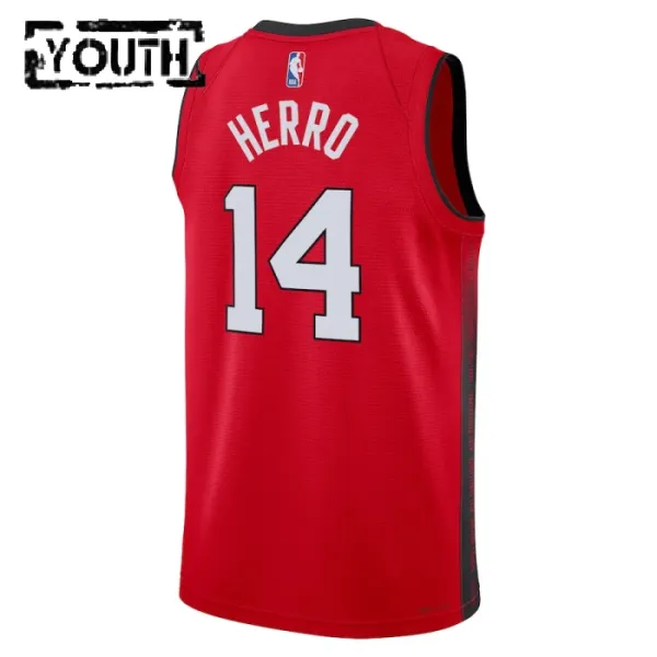 Nike Miami Heat Tyler Herro Lasten Pelipaita City Edition 2024-25 Swingman Punainen