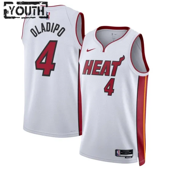 Nike Miami Heat Victor Oladipo 4 Lasten Pelipaita Association Edition Swingman Valkoinen Nike Miami Heat Victor Oladipo 4 Lasten Pelipaita Association Edition Swingman Valkoinen