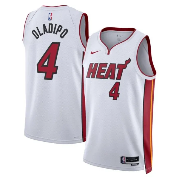 Nike Miami Heat Victor Oladipo 4 Miesten Pelipaita Association Edition Swingman Valkoinen Nike Miami Heat Victor Oladipo 4 Miesten Pelipaita Association Edition Swingman Valkoinen