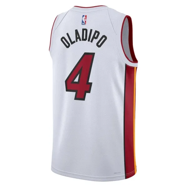 Nike Miami Heat Victor Oladipo 4 Miesten Pelipaita Association Edition Swingman Valkoinen