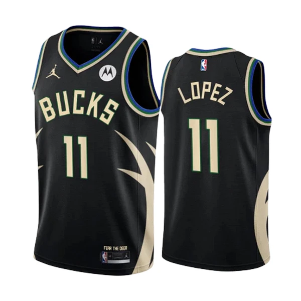 Milwaukee Bucks Brook Lopez 11 Jordan Miesten Pelipaita Statement Edition Swingman Musta Milwaukee Bucks Brook Lopez 11 Jordan Miesten Pelipaita Statement Edition Swingman Musta