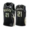 Milwaukee Bucks Jrue Holiday 21 Jordan Miesten Pelipaita Statement Edition Swingman Musta