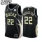 Milwaukee Bucks Khris Middleton 22 Jordan Lasten Pelipaita Statement Edition Swingman Musta