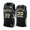Milwaukee Bucks Khris Middleton 22 Jordan Miesten Pelipaita Statement Edition Swingman Musta