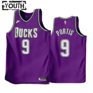 Nike Milwaukee Bucks Bobby Portis JR 9 Lasten Pelipaita Classic Edition 2022-23 Swingman
