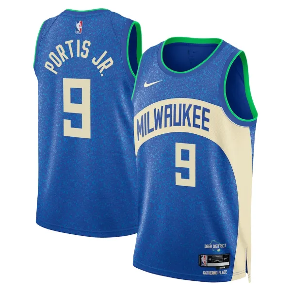 Nike Milwaukee Bucks Bobby Portis Jr Miesten Pelipaita City Edition 2023-24 Swingman Nike Milwaukee Bucks Bobby Portis Jr Miesten Pelipaita City Edition 2023-24 Swingman