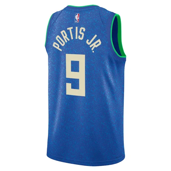 Nike Milwaukee Bucks Bobby Portis Jr Miesten Pelipaita City Edition 2023-24 Swingman