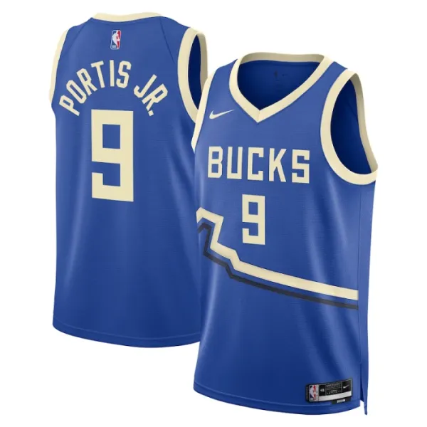 Nike Milwaukee Bucks Bobby Portis JR Miesten Pelipaita City Edition 2024-25 Swingman Sininen Nike Milwaukee Bucks Bobby Portis JR Miesten Pelipaita City Edition 2024-25 Swingman Sininen