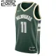 Nike Milwaukee Bucks Brook Lopez 11 Lasten Pelipaita Icon Edition Swingman Vihreä