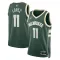 Nike Milwaukee Bucks Brook Lopez 11 Miesten Pelipaita Icon Edition Swingman Vihreä