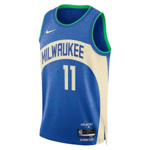 Nike Milwaukee Bucks Brook Lopez Miesten Pelipaita City Edition 2023-24 Swingman
