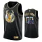 Nike Milwaukee Bucks Diamond Edition Personoitava Miesten Pelipaita Swingman Musta