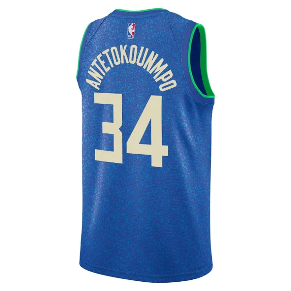 Nike Milwaukee Bucks Giannis Antetokounmpo Miesten Pelipaita City Edition 2023-24 Swingman