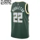 Nike Milwaukee Bucks Khris Middleton 22 Lasten Pelipaita Icon Edition Swingman Vihreä
